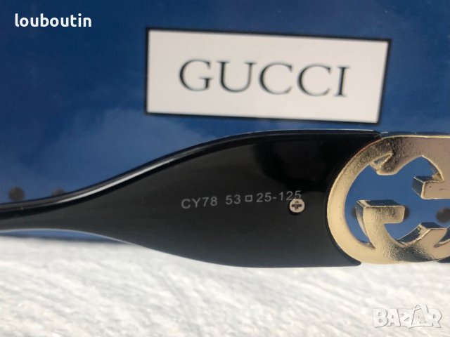Gucci 2023 дамски слънчеви очила два цвята, снимка 12 - Слънчеви и диоптрични очила - 40791954