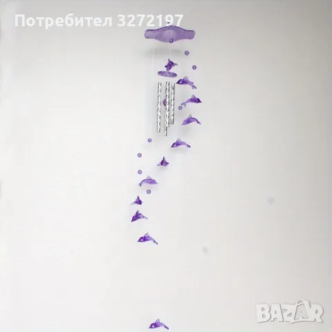 Красиви,Декоративни вятърни камбанки с делфини Wind Chime, снимка 4 - Декорация за дома - 50390873