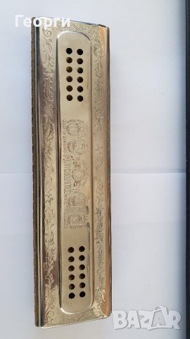 Антикварна колекционерска немска хармоника Hohner Echo Harp, снимка 6 - Акордеони - 38498221