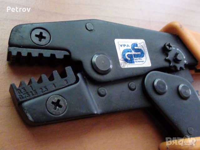 Кримпклещи за накрайници/гилзи 0,5 - 6 mm² , немски !!! ЧИСТО НОВИ !!! GERMANY !!!, снимка 6 - Клещи - 29485372