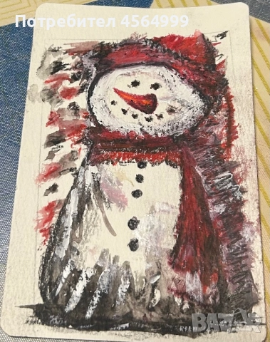 Коледни картички, снимка 4 - Декорация за дома - 52776660