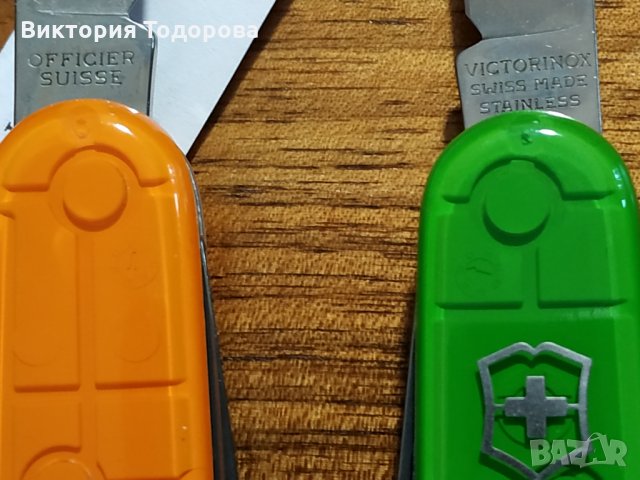 Оранжево джобно ножче Виктиринокс/Victorinox, снимка 3 - Ножове - 31222539