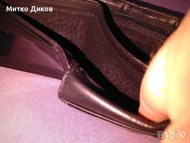 Портфейл Х №9 естествена кожа 115х90мм, снимка 10 - Портфейли, портмонета - 52905436