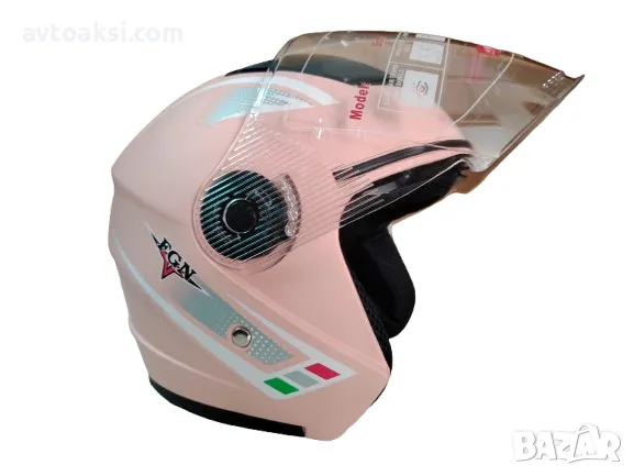 Дамска Каска за Мотор/Скутер -621, снимка 4 - Аксесоари и консумативи - 49859650