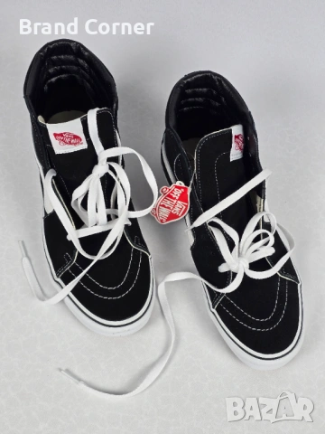Нови Vans Sk8-Hi Black/White - номер 42.5 и 44 , снимка 2 - Кецове - 54342495