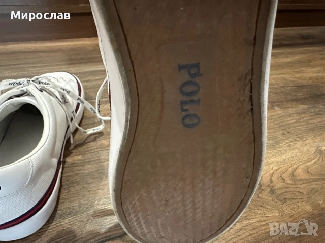 Polo by Ralph Lauren мъжки кожени сникърси/маратонки 45 номер, снимка 8 - Маратонки - 52858134