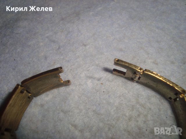 СТАРА ДЕБЕЛО ПОЗЛАТЕНА ОРНАМЕНТИРАНА ВИНТИДЖ АР ДЕКО СТИЛ ГРИВНА 30677, снимка 4 - Антикварни и старинни предмети - 37912721