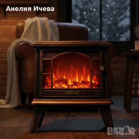 Ретро камина с ефект на пламък, снимка 3 - Други стоки за дома - 51926446