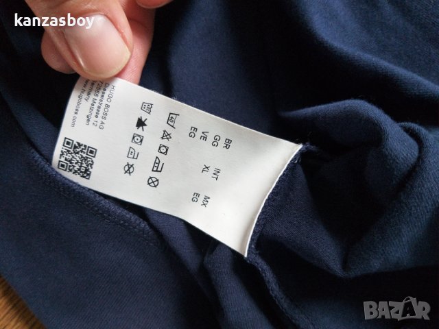 hugo boss jacket hooded - страхотно мъжко горнище КАТО НОВО, снимка 7 - Спортни дрехи, екипи - 40580781