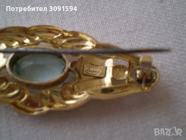 Античен син камък брошка - Art Deco - Германия 30-те години - брошка  Брошка Германия. 30-те години, снимка 7 - Антикварни и старинни предмети - 36512793