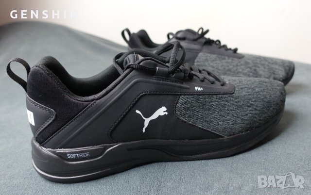 Puma маратонки в черно и сиво, снимка 3 - Маратонки - 40853872