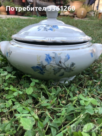 Порцеланов супник с капак, снимка 3 - Сервизи - 51609931