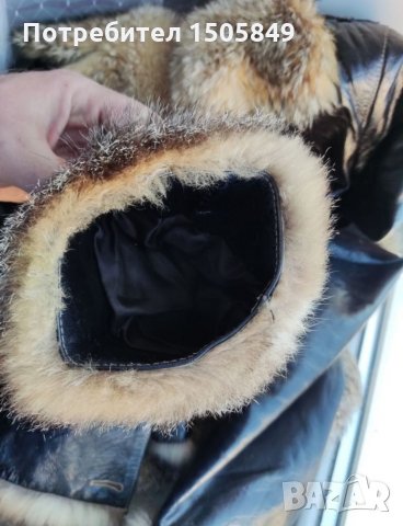 Яке от естествена кожа и естествен косъм, снимка 6 - Якета - 34491623