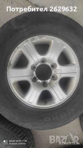 Джанти16"6x139.7, снимка 2 - Гуми и джанти - 44687258