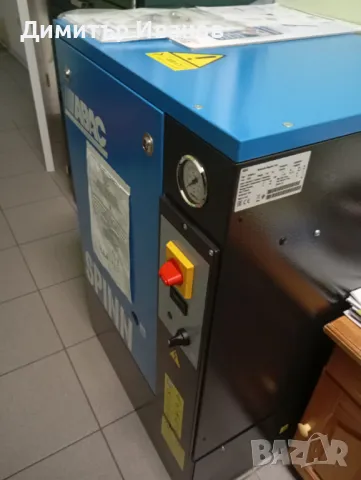 Винтов компресор италиански ABAC SPINN5,5 8 400/50 7.5 Hp 5.5 kW 8 бара, снимка 5 - Други машини и части - 50318842