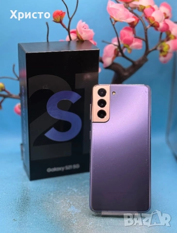 Samsung Galaxy S21, 256 GB, 8GB RAM, Dual SIM, 5G, Phantom Violet , снимка 3 - Samsung - 54102217