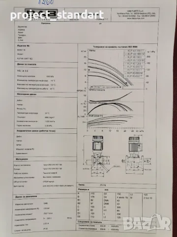 Продавам помпа DAB KLP 40, снимка 2 - Водни помпи - 48302784