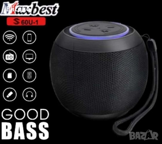 Преносима Bluetooth колона Maxbest A Pro2, TF, FM.BT, 10W , снимка 3 - Тонколони - 52904407