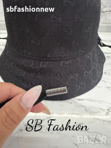Gucci черна шапка, снимка 4 - Шапки - 54100112