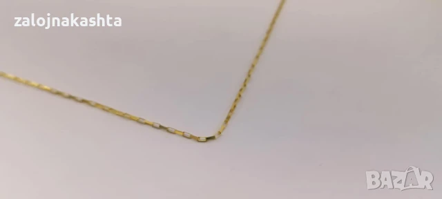 Нов -Златен синджир-1,34гр/14кр, снимка 2 - Колиета, медальони, синджири - 51338919