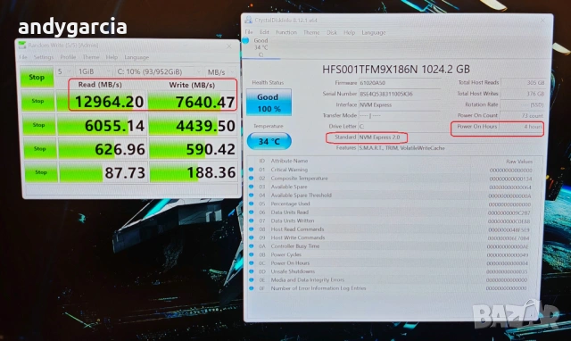 NVidia RTX 5080 16GB/Intel Ultra 9 275HX/32GB RAM/1TB SSD/18 Mini LED 250hz/Acer Predator Helios AI, снимка 14 - Лаптопи за игри - 53889096