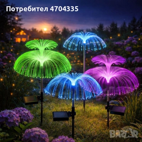 Комплект соларни лампи за градина