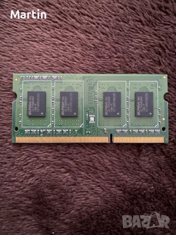 RAM ASint - Elpida за лаптоп 2GB DDR3 1600 MHz, снимка 2 - RAM памет - 55804530
