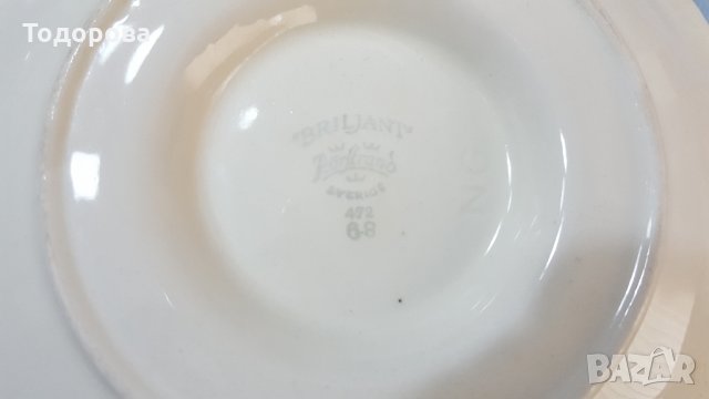 Голяма порцеланова сосиера, снимка 4 - Антикварни и старинни предмети - 31974195