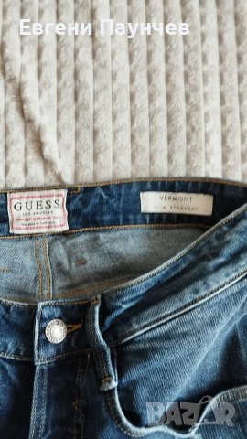 Мъжки дънки Guess размер 28 Slim Fit, снимка 7 - Дънки - 50404572