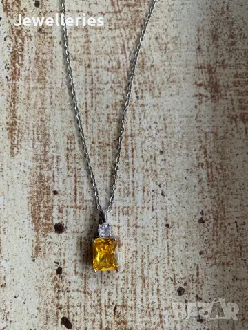 Колие, медицинска стомана, снимка 5 - Колиета, медальони, синджири - 47439212