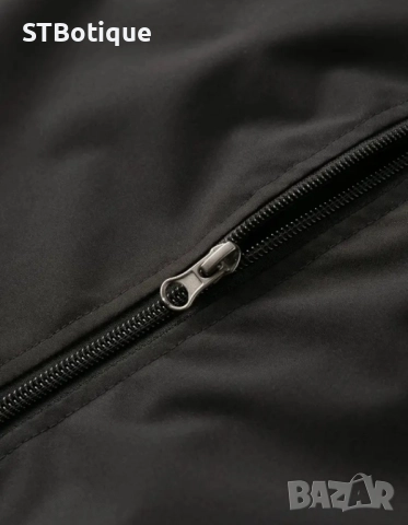 🧥 Мъжко софтшел яке с цял цип и висока яка – STBoutique, снимка 4 - Якета - 52179402