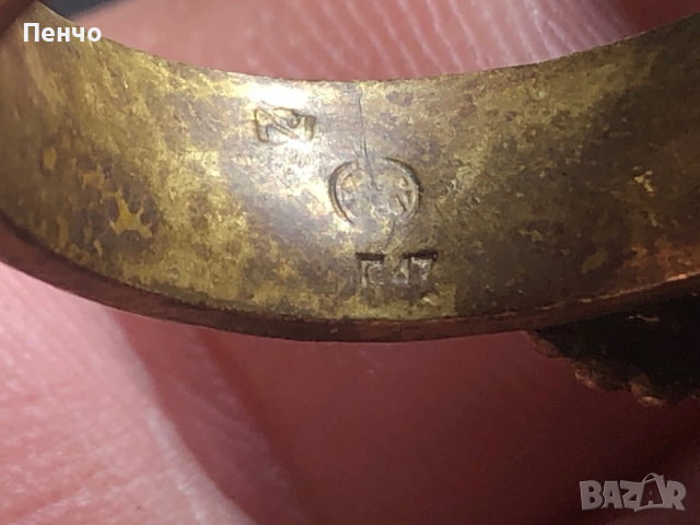 стар голям възрожденски пръстен, снимка 12 - Антикварни и старинни предмети - 49665241