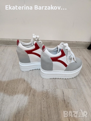 Спортни обувки на платформа, снимка 2 - Маратонки - 52325044