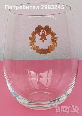 Декорирана стъклена коледна чаша, снимка 4 - Декорация за дома - 52483612