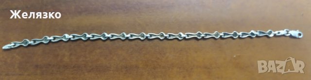 Сребърна гривна ДАМСКА, снимка 2 - Колиета, медальони, синджири - 33812277