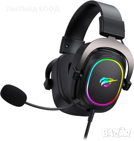 Havit H2002P гейминг слушалки нови с RGB светлини, снимка 5 - Слушалки и портативни колонки - 54252794