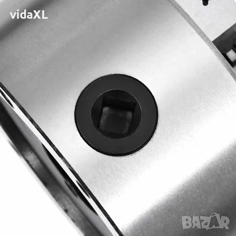vidaXL 3-челюстен самоцентриращ патронник, 125 мм, стомана K11 125, снимка 7 - Менгемета - 56146135
