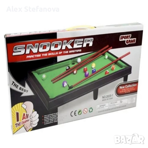 Мини билярдната маса SNOOKER Sport Game, снимка 4 - Образователни игри - 52806183