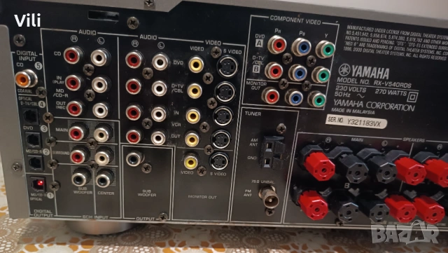 Yamaha RX-V540RDS, снимка 10 - Ресийвъри, усилватели, смесителни пултове - 53212484