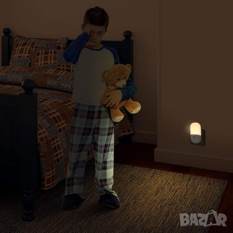 LED нощна светлина със сензор комплект от 2 броя ELN-095, снимка 5 - Други - 42820560