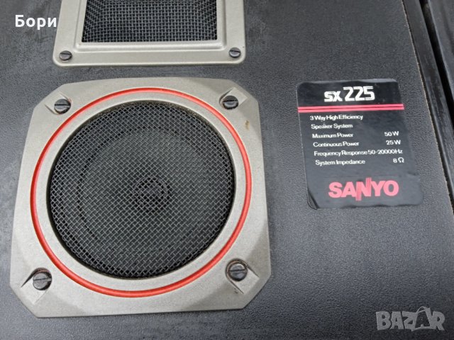 SANYO SX 225 трилентови тонколони, снимка 5 - Тонколони - 35621665