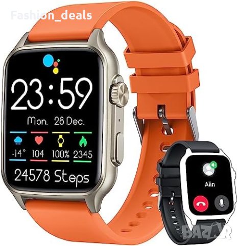 Нов Смарт Часовник с 106 Спортни Режима Жени Мъже Подарък