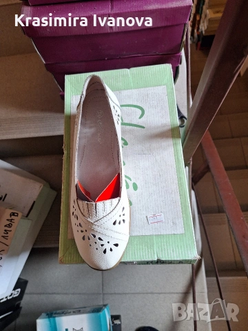 нови обувки Мегияс естествена кожа 