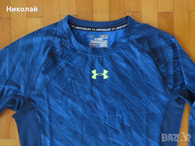 Under  Armour Printed Long Sleeve Compression Shirt , снимка 2 - Спортни дрехи, екипи - 29952192