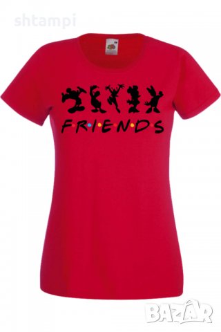 Дамска Тениска Mickey Friends,Изненада,Повод,Подарък,Празник, снимка 9 - Тениски - 37641836