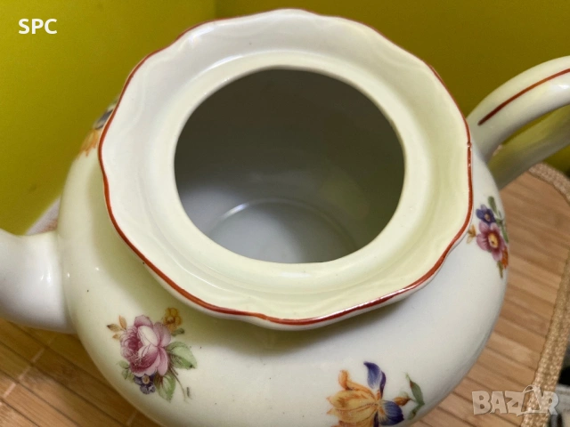 Порцеланов чайник, снимка 6 - Сервизи - 54307115