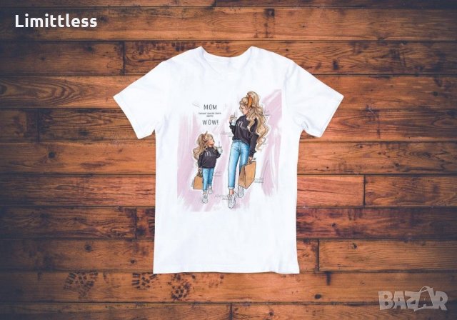 НОВИ МОДЕЛИ ТЕНИСКИ ЗА МАЙКА И ДЪЩЕРЯ , снимка 6 - Детски тениски и потници - 29581770