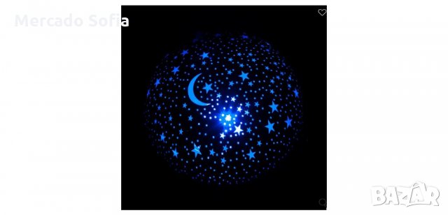 Въртящ се LED прожектор, Звезди, снимка 3 - Други - 34150418
