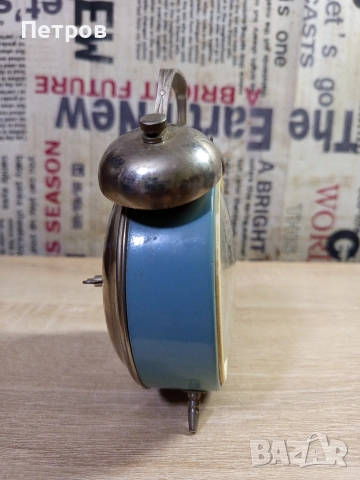 Стар Настолен Часовник "Янтар"(Jantar), снимка 3 - Антикварни и старинни предмети - 52897813