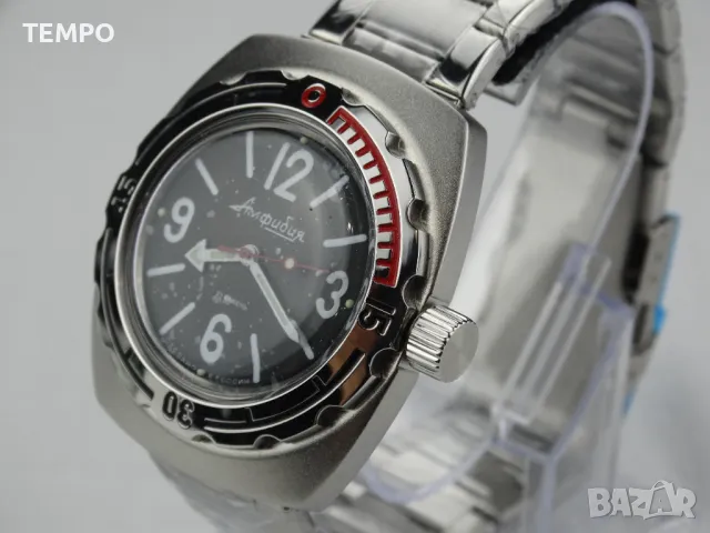 ВОСТОК АМФИБИЯ АВТОМАТИЧЕН ref: 090913, снимка 6 - Мъжки - 43232652